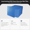 image:imageBalanceFrom Puzzle Exercise Mat 1 Thick EVA Interlocking Foam Floor Tiles  Home Gym Mat for Home Workout Equipment Floor Padding for Kids Gray 24 in x 24 in x 1 in 72 Sq Ft  18 TilesBlue