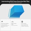 image:imageBalanceFrom Puzzle Exercise Mat 1 Thick EVA Interlocking Foam Floor Tiles  Home Gym Mat for Home Workout Equipment Floor Padding for Kids Gray 24 in x 24 in x 1 in 72 Sq Ft  18 TilesBlue