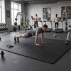 image:imageBalanceFrom Puzzle Exercise Mat 1 Thick EVA Interlocking Foam Floor Tiles  Home Gym Mat for Home Workout Equipment Floor Padding for Kids Gray 24 in x 24 in x 1 in 72 Sq Ft  18 TilesBlack