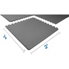 image:imageBalanceFrom Puzzle Exercise Mat 1 Thick EVA Interlocking Foam Floor Tiles  Home Gym Mat for Home Workout Equipment Floor Padding for Kids Gray 24 in x 24 in x 1 in 72 Sq Ft  18 TilesGrey