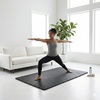 image:imageBalanceFrom Puzzle Exercise Mat 1 Thick EVA Interlocking Foam Floor Tiles  Home Gym Mat for Home Workout Equipment Floor Padding for Kids Gray 24 in x 24 in x 1 in 72 Sq Ft  18 TilesBlack