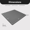 image:imageBalanceFrom Puzzle Exercise Mat 1 Thick EVA Interlocking Foam Floor Tiles  Home Gym Mat for Home Workout Equipment Floor Padding for Kids Gray 24 in x 24 in x 1 in 72 Sq Ft  18 TilesGrey