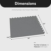image:imageBalanceFrom Puzzle Exercise Mat 1 Thick EVA Interlocking Foam Floor Tiles  Home Gym Mat for Home Workout Equipment Floor Padding for Kids Gray 24 in x 24 in x 1 in 72 Sq Ft  18 TilesGrey