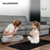 image:imageBalanceFrom Puzzle Exercise Mat 1 Thick EVA Interlocking Foam Floor Tiles  Home Gym Mat for Home Workout Equipment Floor Padding for Kids Gray 24 in x 24 in x 1 in 72 Sq Ft  18 TilesBlack