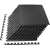 image:imageBalanceFrom Puzzle Exercise Mat 1 Thick EVA Interlocking Foam Floor Tiles  Home Gym Mat for Home Workout Equipment Floor Padding for Kids Gray 24 in x 24 in x 1 in 72 Sq Ft  18 TilesBlack