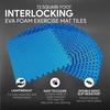 image:imageBalanceFrom Puzzle Exercise Mat 1 Thick EVA Interlocking Foam Floor Tiles  Home Gym Mat for Home Workout Equipment Floor Padding for Kids Gray 24 in x 24 in x 1 in 72 Sq Ft  18 TilesBlue