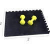 image:imageBalanceFrom Puzzle Exercise Mat 1 Thick EVA Interlocking Foam Floor Tiles  Home Gym Mat for Home Workout Equipment Floor Padding for Kids Gray 24 in x 24 in x 1 in 72 Sq Ft  18 TilesBlack