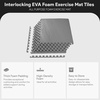 image:imageBalanceFrom Puzzle Exercise Mat 1 Thick EVA Interlocking Foam Floor Tiles  Home Gym Mat for Home Workout Equipment Floor Padding for Kids Gray 24 in x 24 in x 1 in 72 Sq Ft  18 TilesGrey