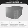 image:imageBalanceFrom Puzzle Exercise Mat 1 Thick EVA Interlocking Foam Floor Tiles  Home Gym Mat for Home Workout Equipment Floor Padding for Kids Gray 24 in x 24 in x 1 in 72 Sq Ft  18 TilesGrey