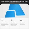 image:imageBalanceFrom Puzzle Exercise Mat 1 Thick EVA Interlocking Foam Floor Tiles  Home Gym Mat for Home Workout Equipment Floor Padding for Kids Gray 24 in x 24 in x 1 in 72 Sq Ft  18 TilesBlue