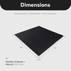 image:imageBalanceFrom Puzzle Exercise Mat 1 Thick EVA Interlocking Foam Floor Tiles  Home Gym Mat for Home Workout Equipment Floor Padding for Kids Gray 24 in x 24 in x 1 in 72 Sq Ft  18 TilesBlack