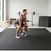 image:imageBalanceFrom Puzzle Exercise Mat 1 Thick EVA Interlocking Foam Floor Tiles  Home Gym Mat for Home Workout Equipment Floor Padding for Kids Gray 24 in x 24 in x 1 in 72 Sq Ft  18 TilesBlack