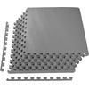 image:imageBalanceFrom Puzzle Exercise Mat 1 Thick EVA Interlocking Foam Floor Tiles  Home Gym Mat for Home Workout Equipment Floor Padding for Kids Gray 24 in x 24 in x 1 in 72 Sq Ft  18 TilesGrey