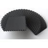 image:imageBalanceFrom Puzzle Exercise Mat 1 Thick EVA Interlocking Foam Floor Tiles  Home Gym Mat for Home Workout Equipment Floor Padding for Kids Gray 24 in x 24 in x 1 in 72 Sq Ft  18 TilesBlack
