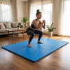 image:imageBalanceFrom Puzzle Exercise Mat 1 Thick EVA Interlocking Foam Floor Tiles  Home Gym Mat for Home Workout Equipment Floor Padding for Kids Gray 24 in x 24 in x 1 in 72 Sq Ft  18 TilesBlue