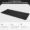 image:imageFitvids High Density 14Inch Thick Gym Equipment Mat NonSlip Floor Protection for Heavy Exercise Treadmill and Bike Mat in Multiple Sizes144L x 72W x 03Th