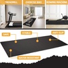 image:imageFitvids High Density 14Inch Thick Gym Equipment Mat NonSlip Floor Protection for Heavy Exercise Treadmill and Bike Mat in Multiple Sizes24 x 48 2 x 4FT