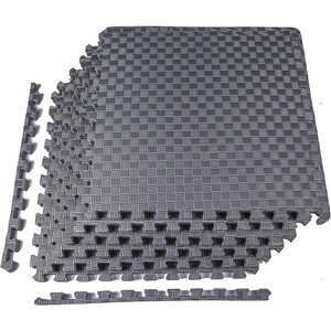 image:imageBalanceFrom Puzzle Exercise Mat 1 Thick EVA Interlocking Foam Floor Tiles  Home Gym Mat for Home Workout Equipment Floor Padding for Kids Gray 24 in x 24 in x 1 in 72 Sq Ft  18 TilesGrey